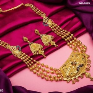 Women New south Lakshmi gold style necklace for womens and girls