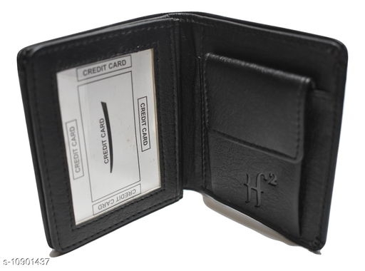 Accessories the fitsquare mens black leather wallet